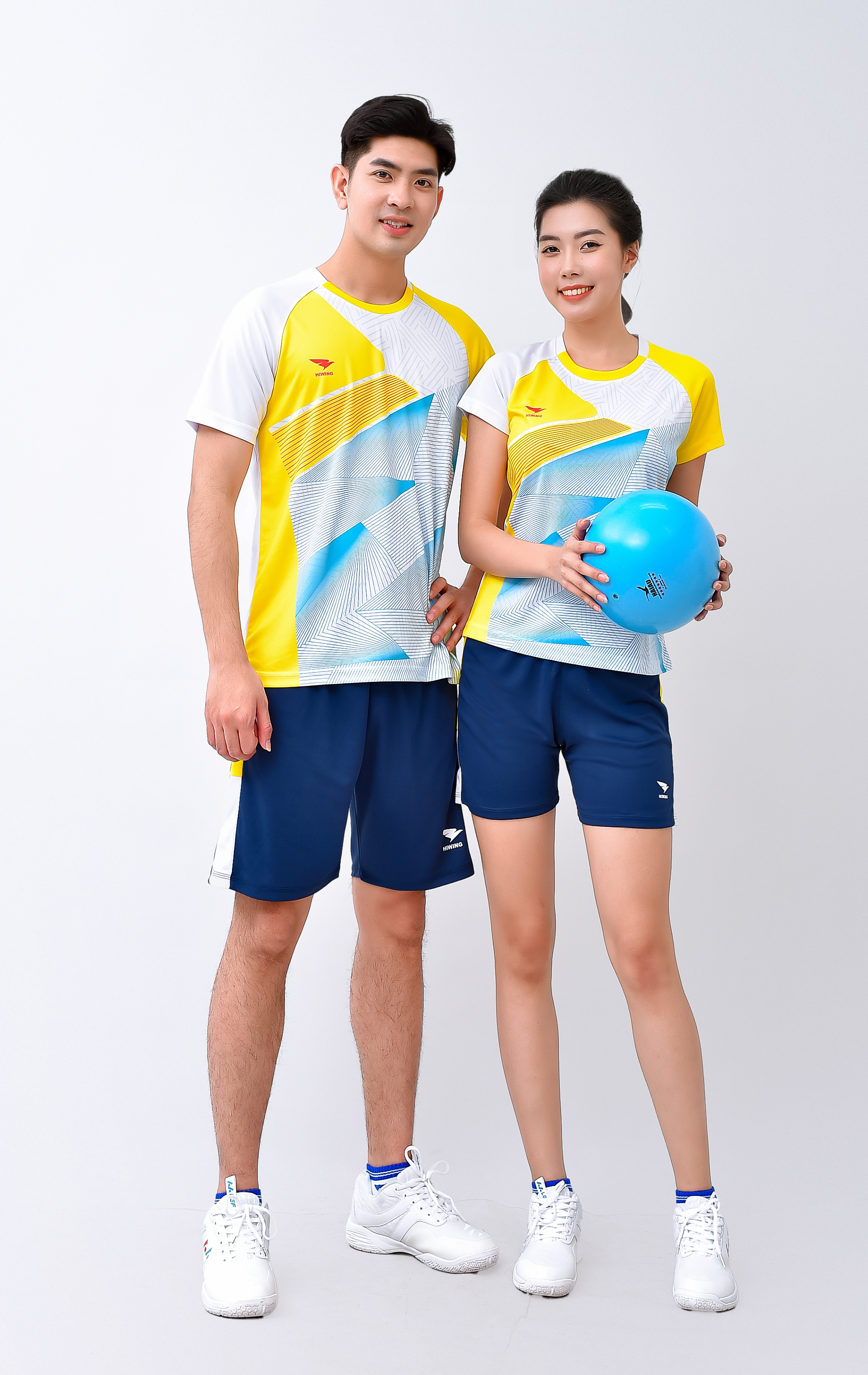 Áo bóng chuyền Nam Hiwing H12 màu Trắng